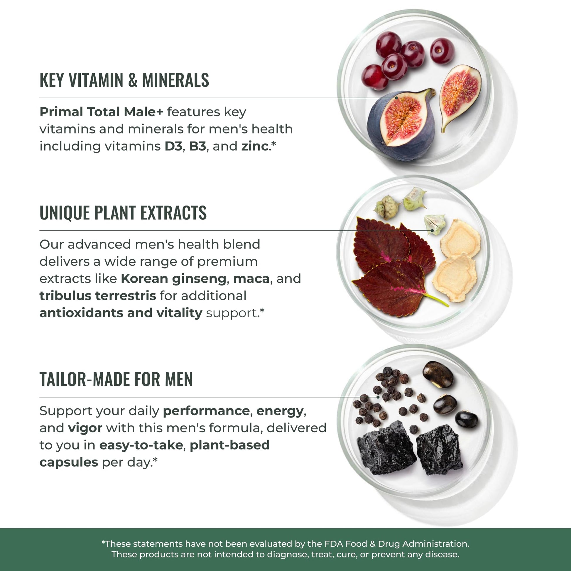 Primal Harvest Primal Total Male Natural Tribulus Terrestris, Fenugreek, Korean Ginseng Primal Harvest