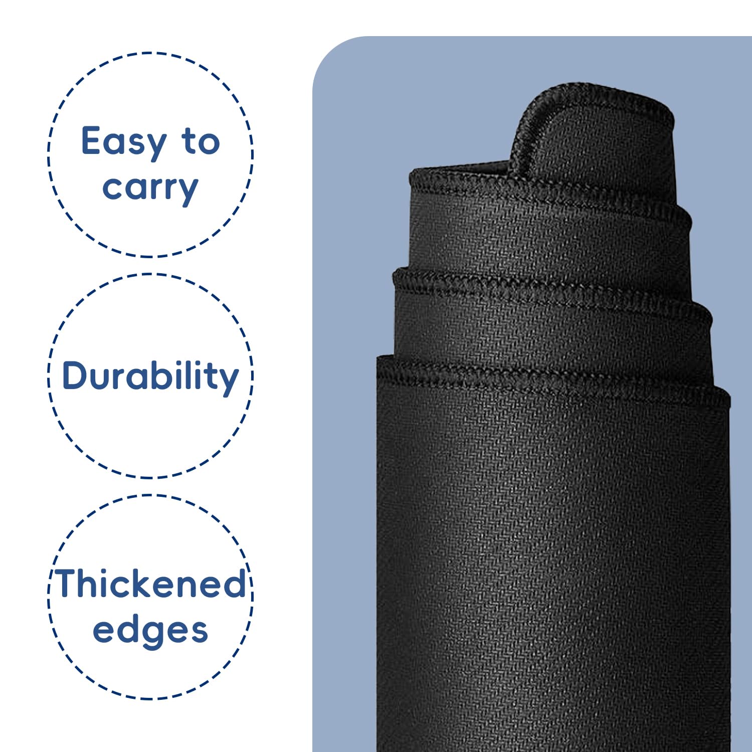 XINHUSU Grounding Mat 11.8"x23.6" Grounding Pad with 15ft Grounding Cord Grounding Mat XINHUSU