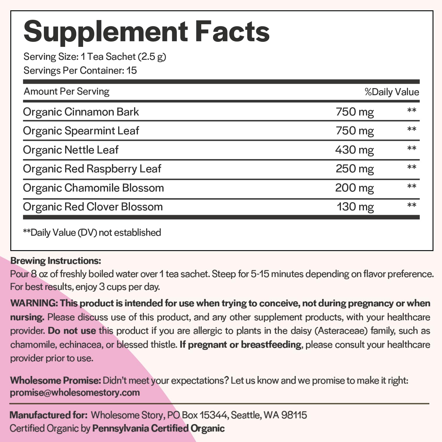 Wholesome Story Her Basic Baby Making Bundle: Premium Bioavailable Prenatal & Postnatal Vitamins Wholesome Story