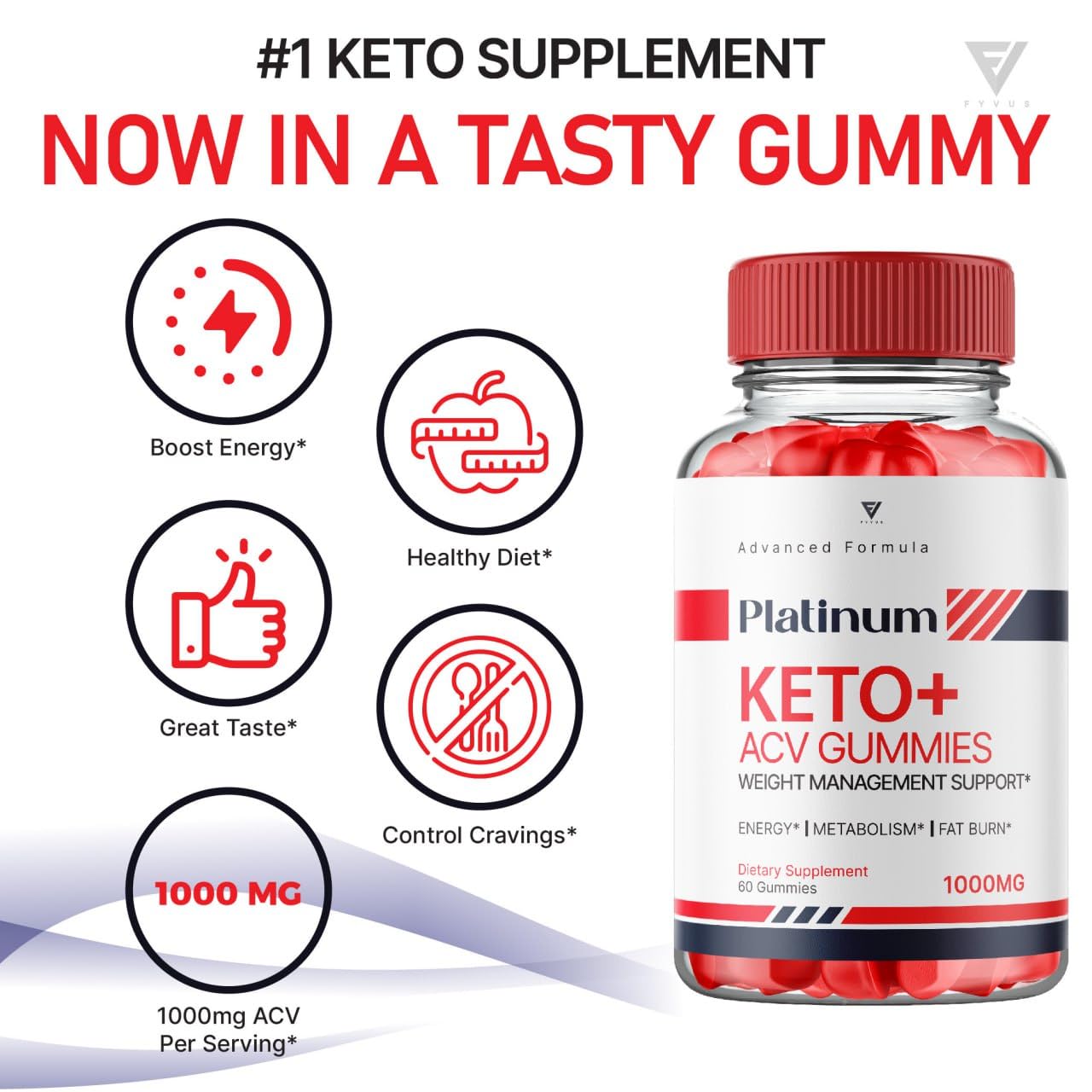 (3 Pack) Platinum Keto ACV Gummies, Platinum Keto ACV Gummies Advanced Weight Loss Kohzie