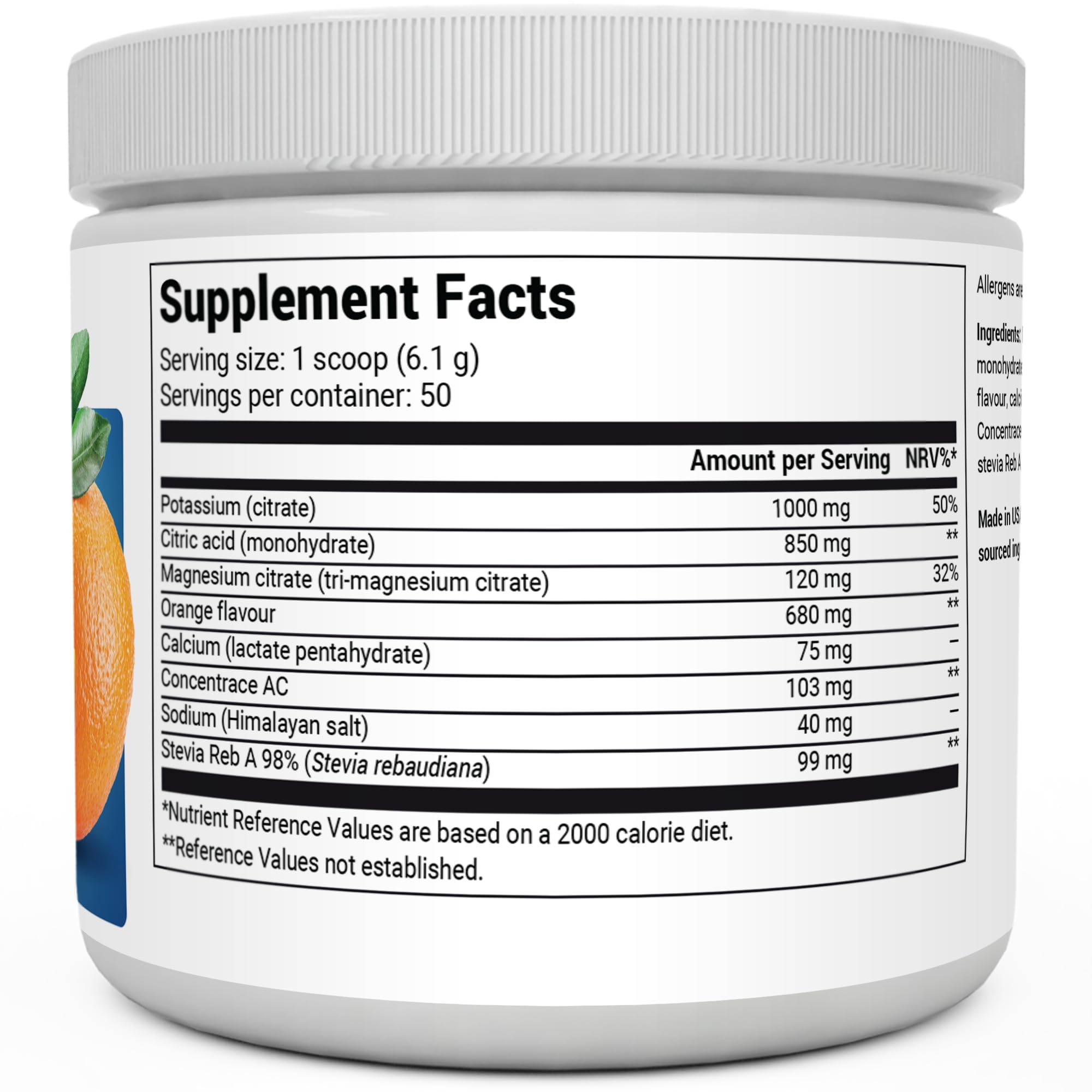 Dr. Berg Electrolyte Powder - Electrolyte Drink Supplements with 1000mg Potassium Dr. Berg Nutritionals