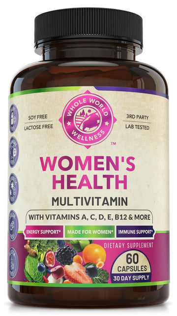 Womens Daily Multivitamins & Multimineral Supplement for Energy, Mood, Focus, Hair