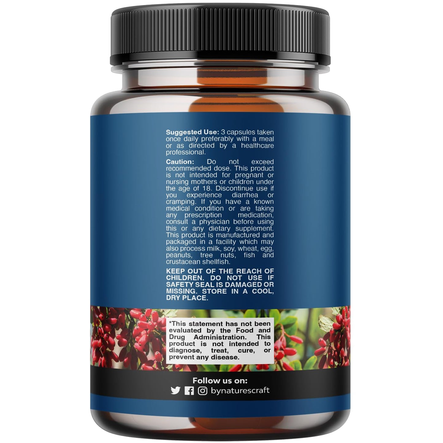 Balancing Berberine Plus 1200mg Per Serving Complex - Antioxidant Berberine with Ceylon Natures Craft