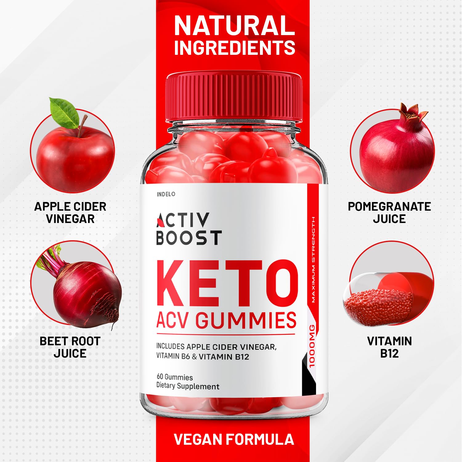 (2 Pack) Activ Boost Keto ACV Gummies - Activ Boost Keto ACV Gummies Reviews Indelo