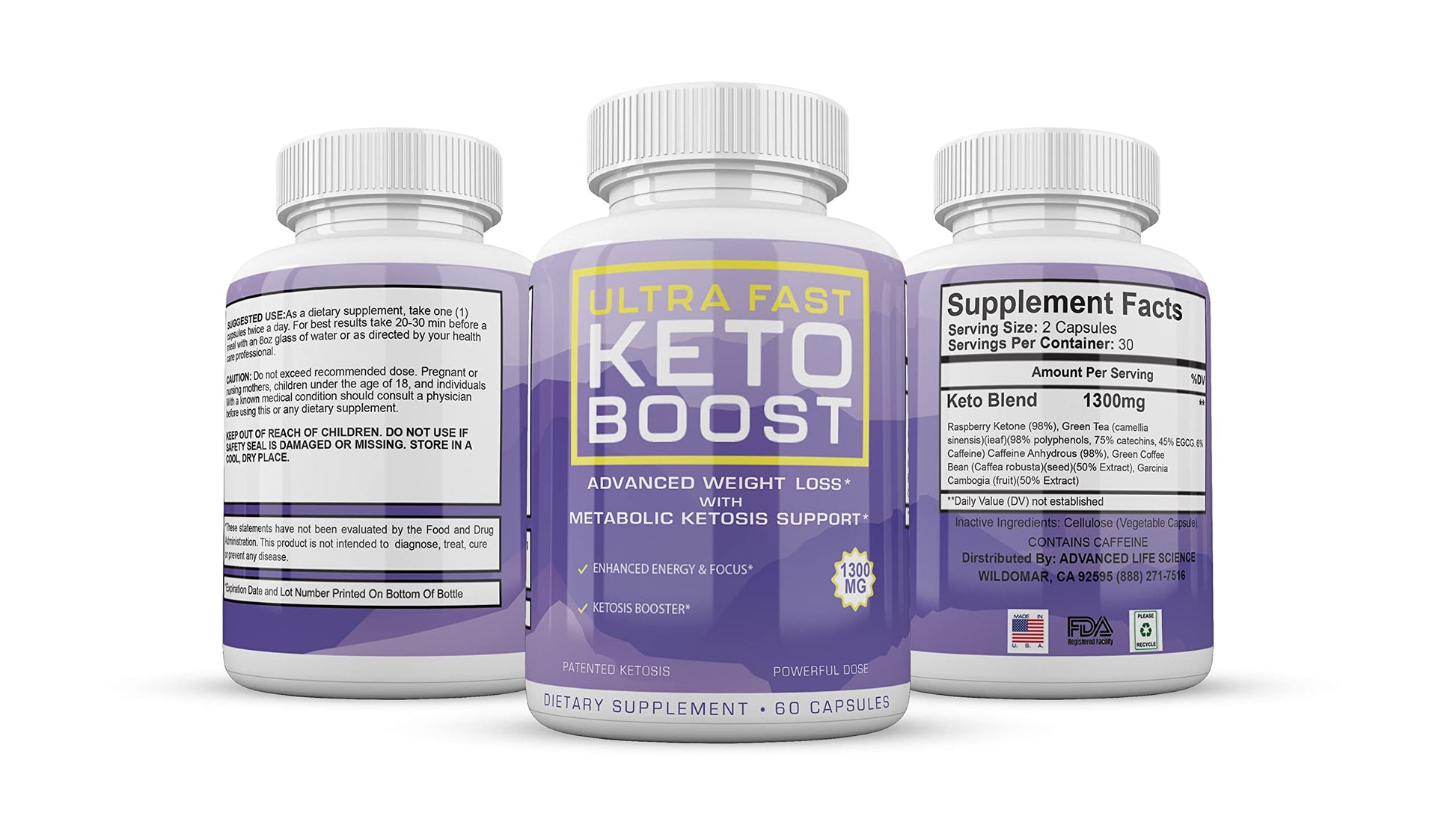(Official) Ultra Fast Keto Boost, Advanced Ketogenic Pill Shark Formula 1300mg ADVANCED LIFE SCIENCE