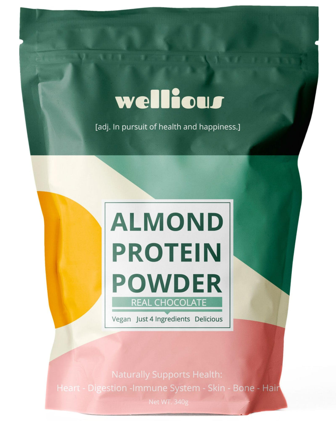 wellious – Clean Vegan Protein Powder – for Gut Health, Plant Based, Keto Friendly, No Sodium