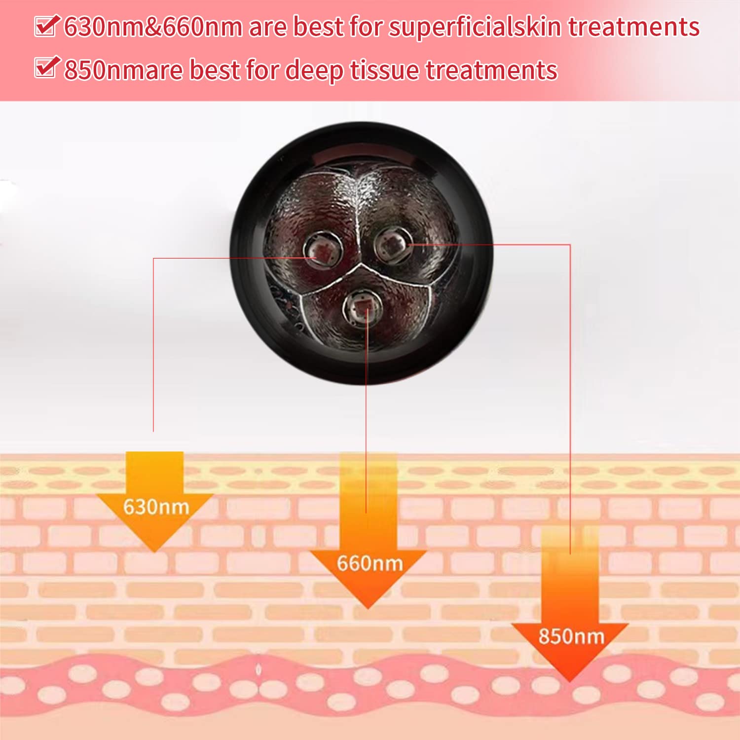 YZYOE Infrared Light Therapy for Joint and Muscle Pain. Red Light Therapy for Face,Infrared Light Therapy YZYOE