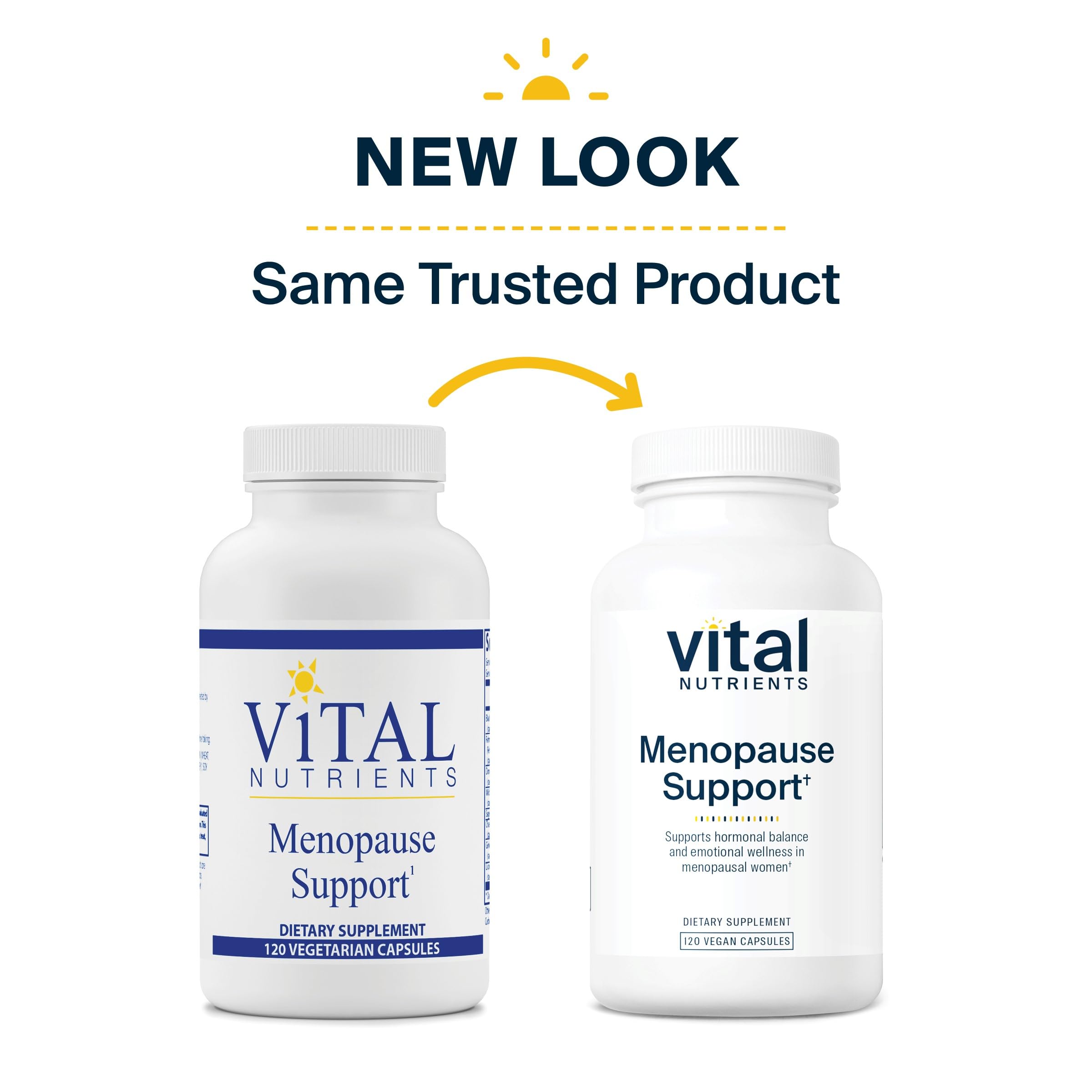 Vital Nutrients Menopause Support | Vegan Supplement for Women | Herbal Complex Vital Nutrients