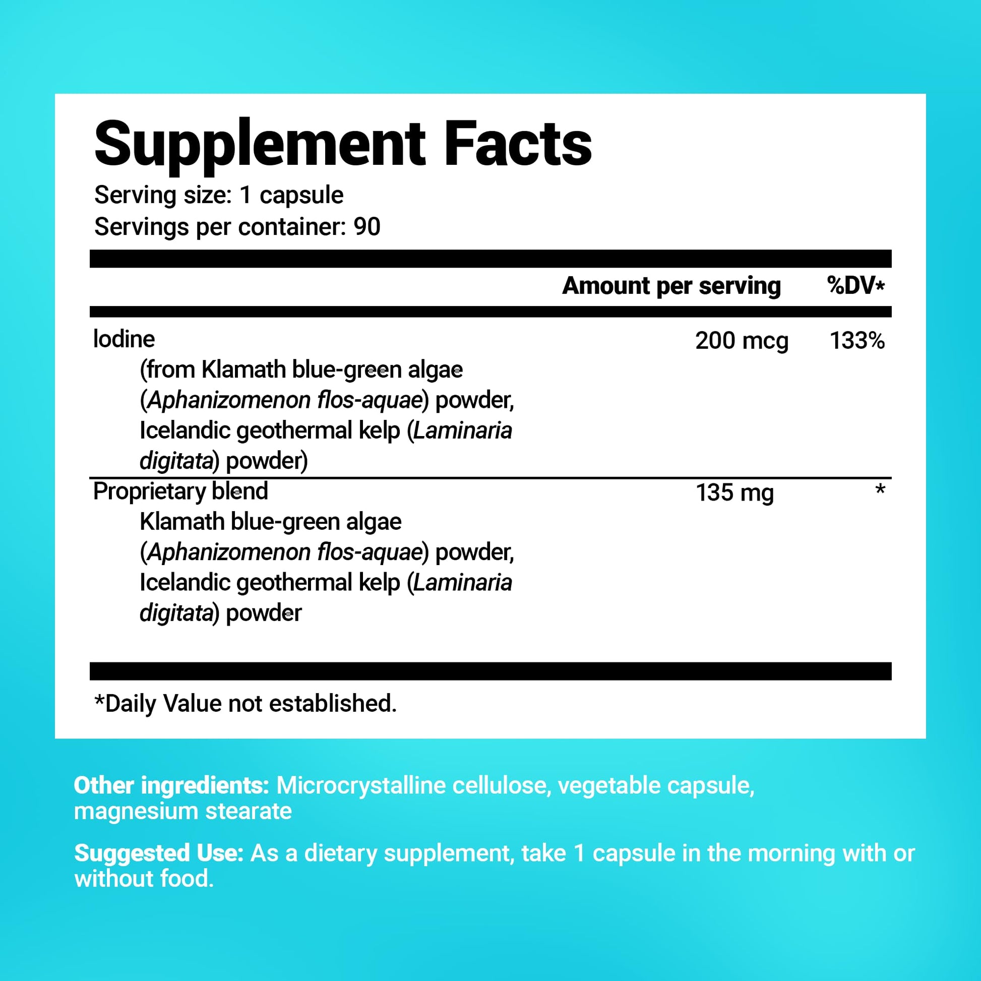 Dr. Berg's Sea Kelp Enhanced - Pure Healthy Thyroid Support Natural Antioxidants Dr. Berg Nutritionals