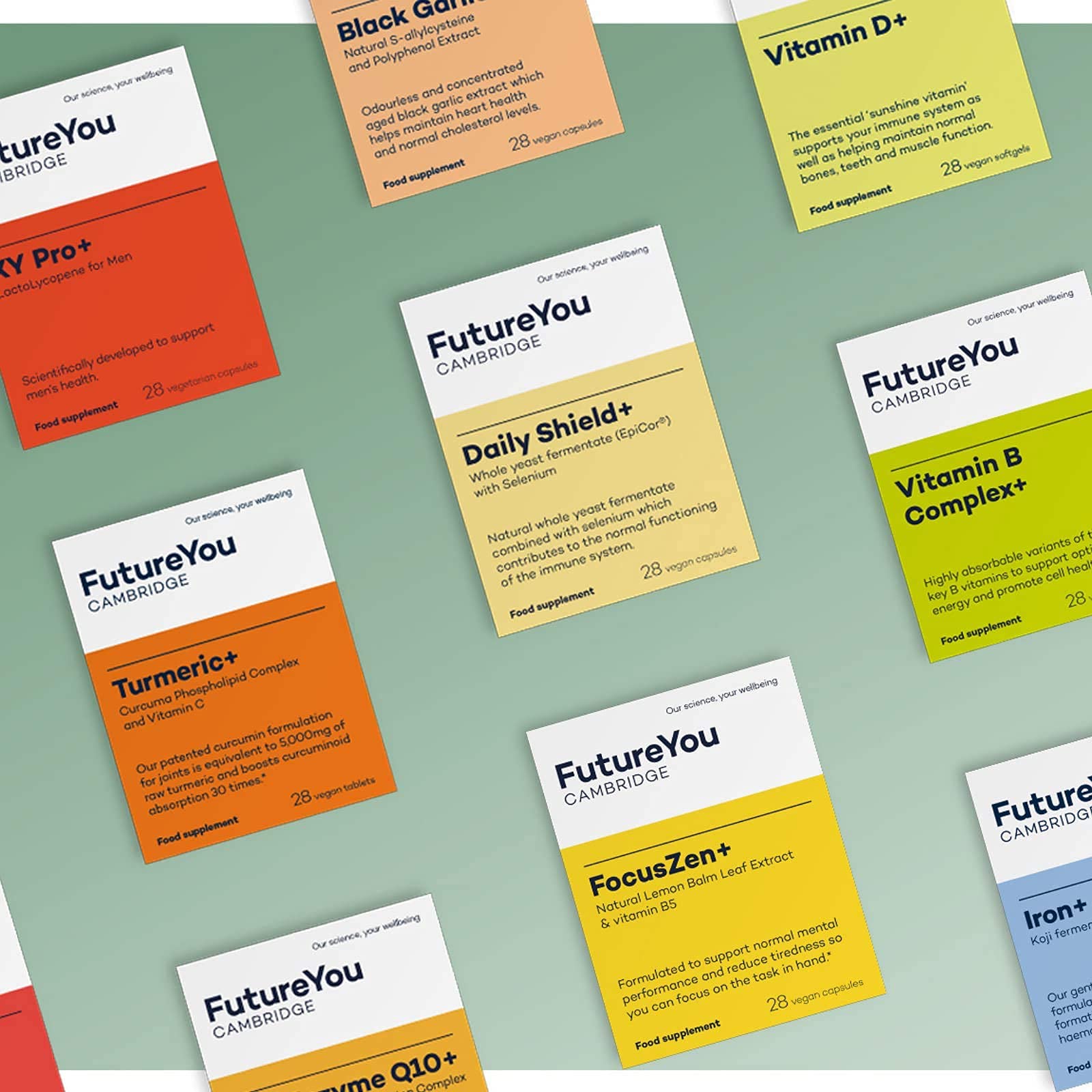 Vitamin B Complex+ Supplements – 8 Key B Vitamins for Optimal Cell Health – Energy Capsules FutureYou Cambridge