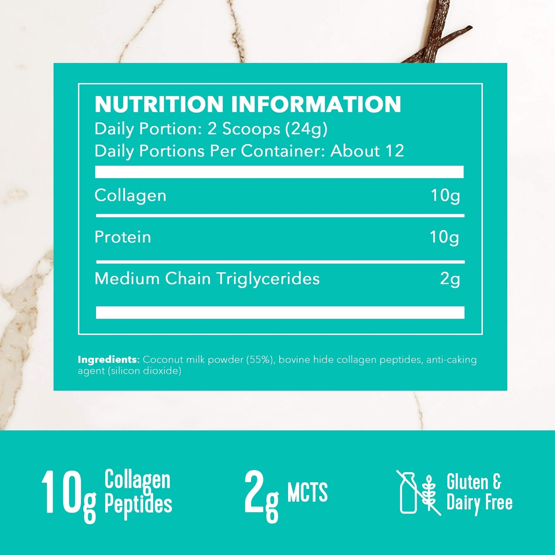 Vital Proteins Collagen Coffee Creamer, No Dairy & Low Sugar Powder with Collagen VITAL PROTEINS