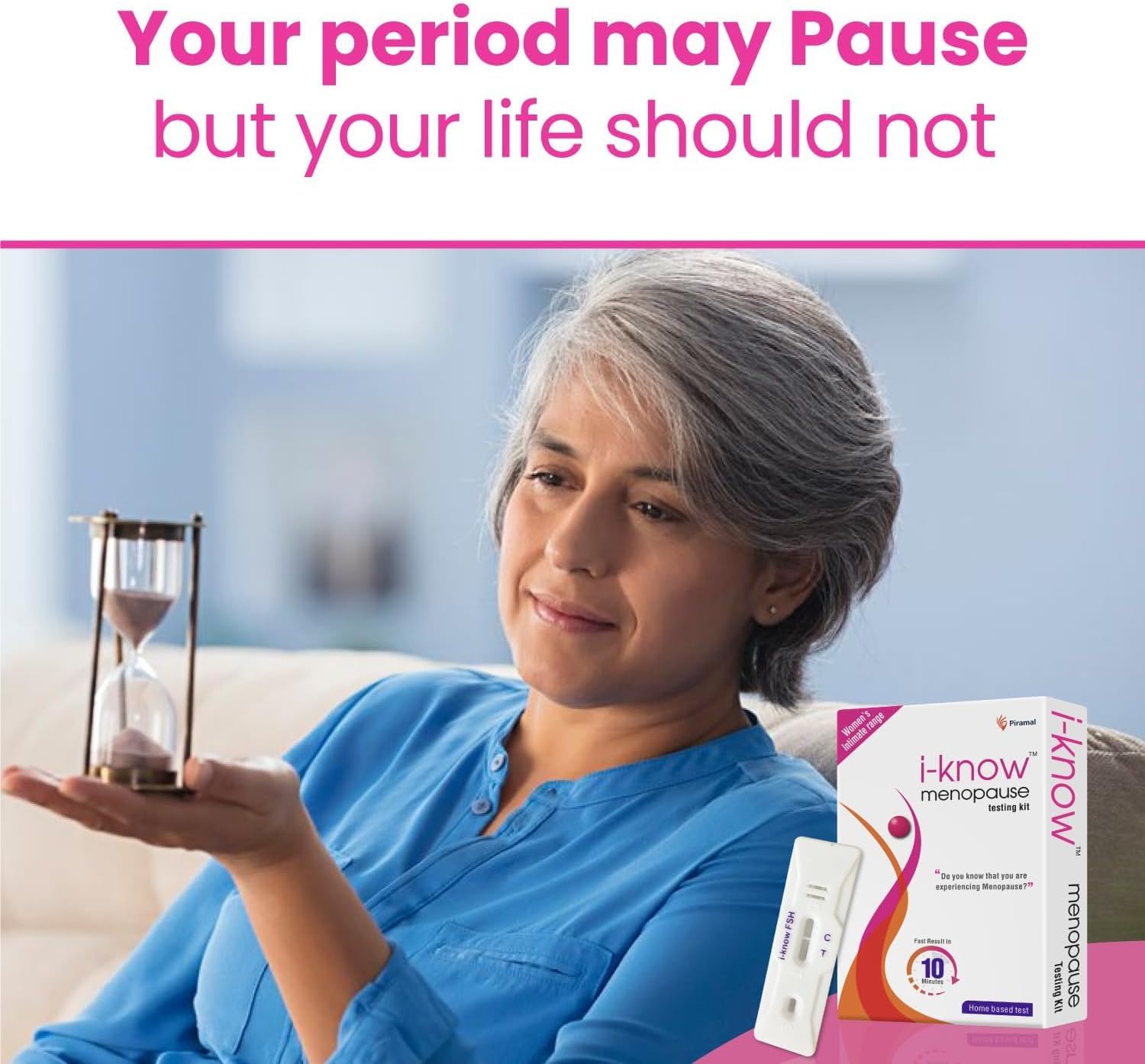 ZOZO Menopause testing kit | For women facing menopause symptoms like hot flashes, night sweats, mood swings ZOZO