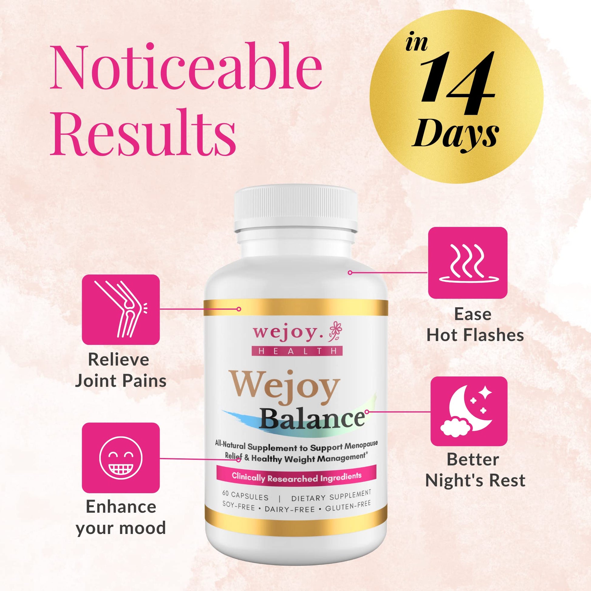 Wejoy Balance Menopause Supplements for Women - Uniquely Formulated WEJOY.