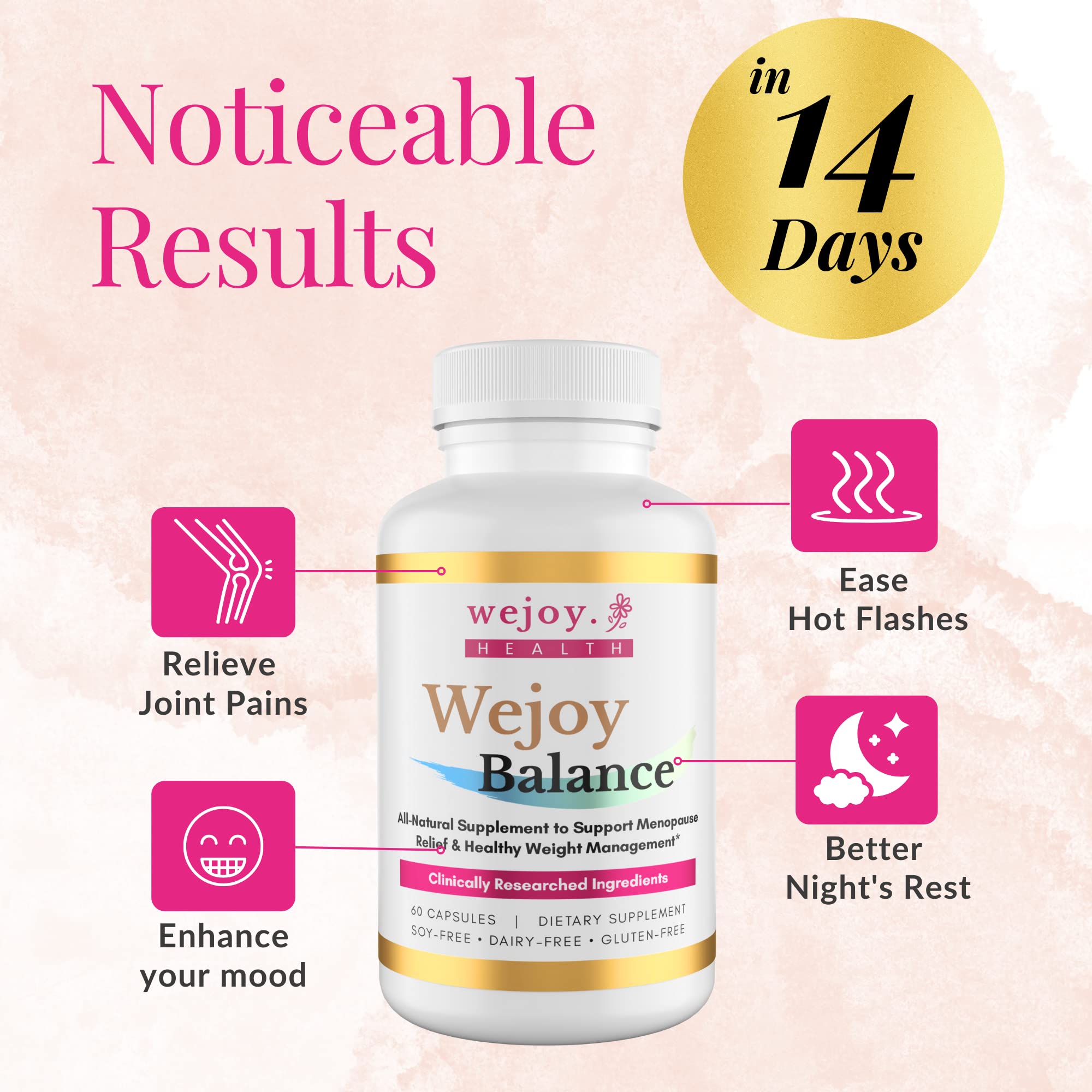 Wejoy Balance Menopause Supplements for Women - Uniquely Formulated WEJOY.