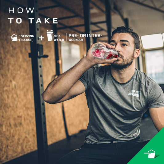 BCAA Amino Acids + Electrolyte Powder, MuscleTech Amino Build, 7g of BCAAs + Electrolyt MuscleTech