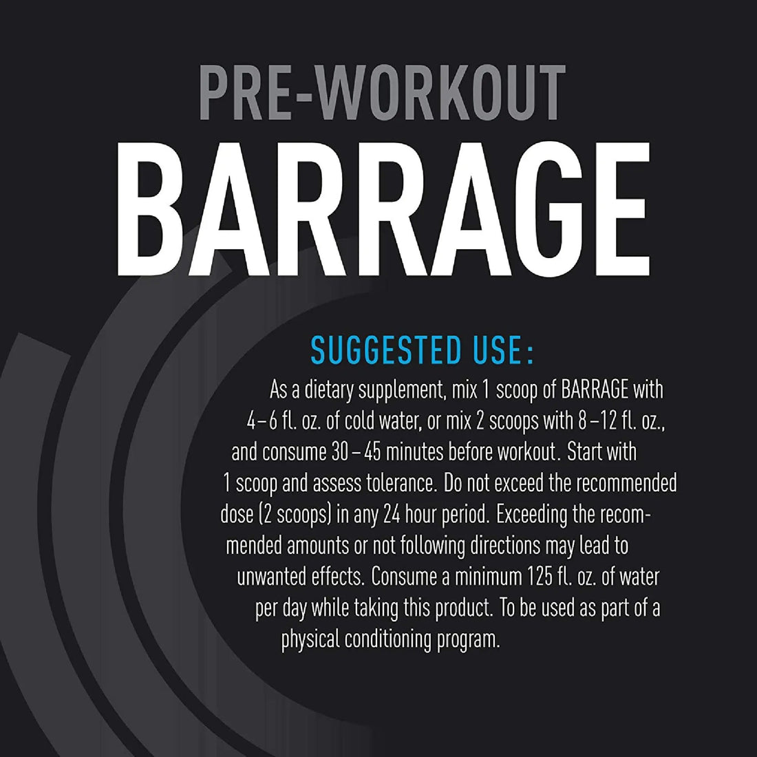 (CORE)ACTIVE Barrage Pre Workout Powder - Preworkout for Women & Men, Creatine