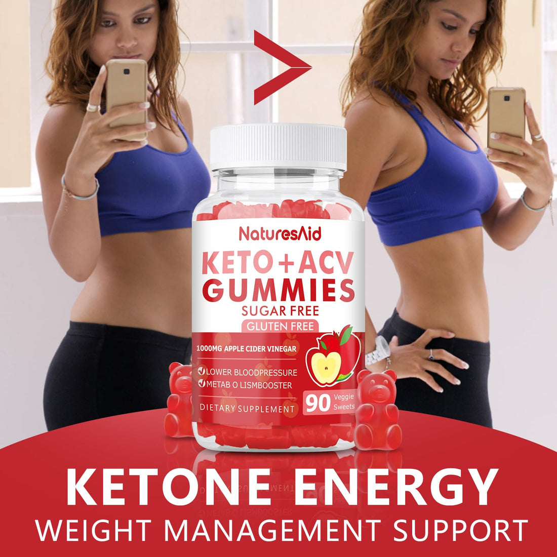 90 CT Keto Acv Gummies for Advanced Weight Loss & Belly Fat Burn - Pro Active Super 