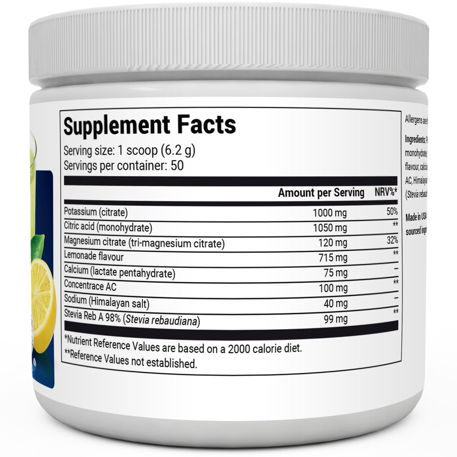 Dr. Berg Electrolyte Powder - Electrolyte Drink Supplements with 1000mg Potassium Dr. Berg Nutritionals