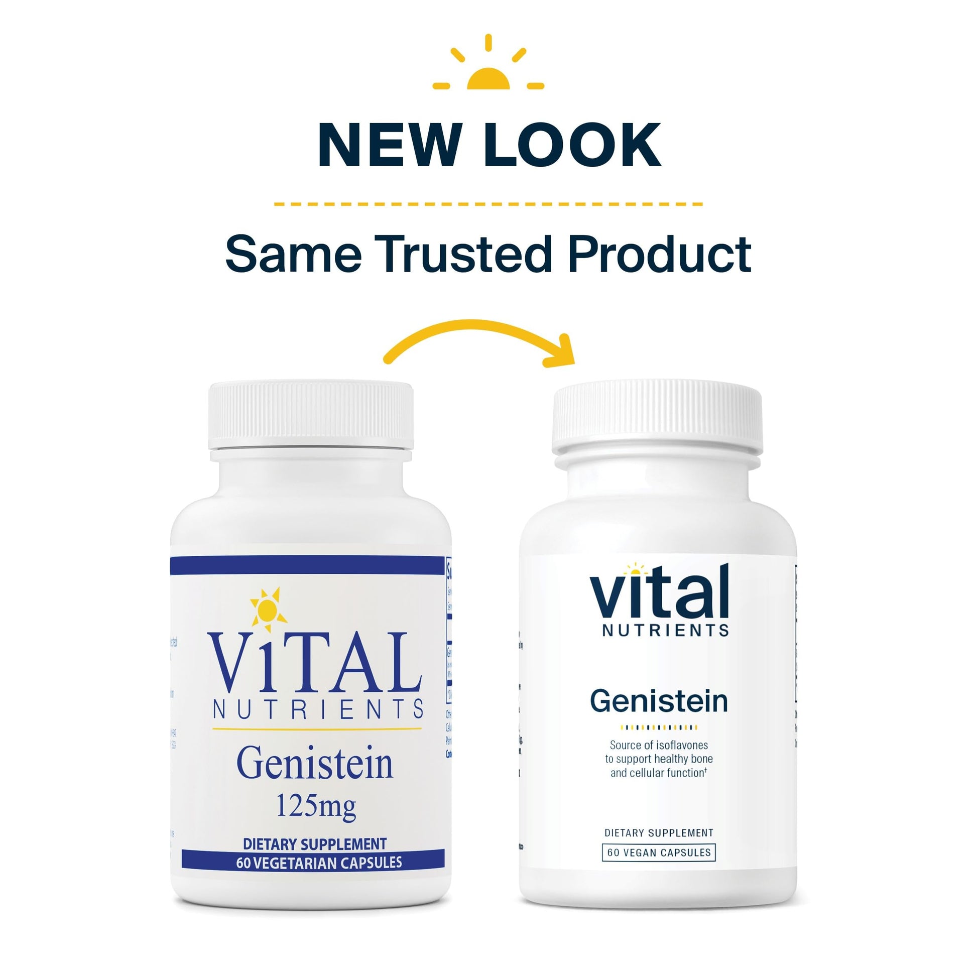 Vital Nutrients Genistein | Easily Absorbed Isoflavones for Bone Health Support Vital Nutrients