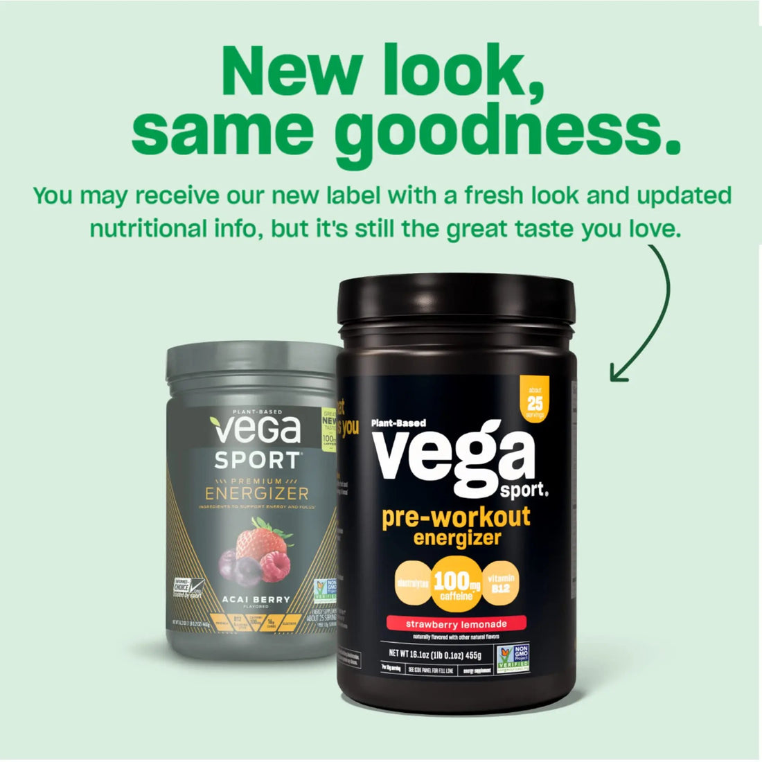 Vega Premium Sport Protein Vanilla Protein Powder, Vegan, Non GMO & Sport Pre-Workout