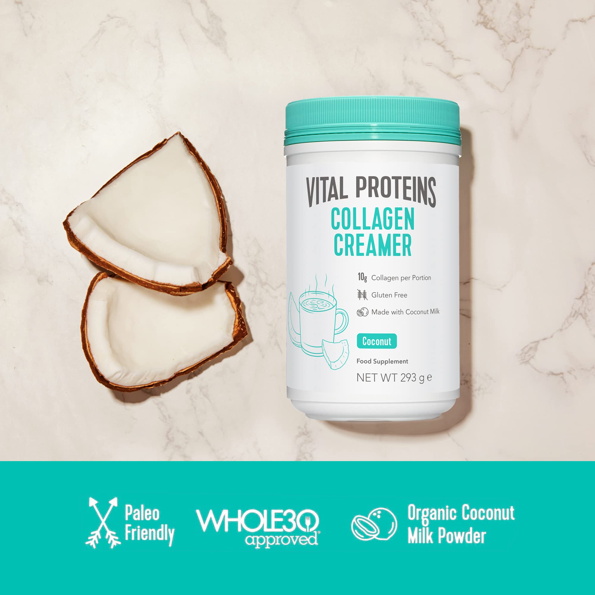 Vital Proteins Collagen Coffee Creamer, No Dairy & Low Sugar Powder with Collagen VITAL PROTEINS