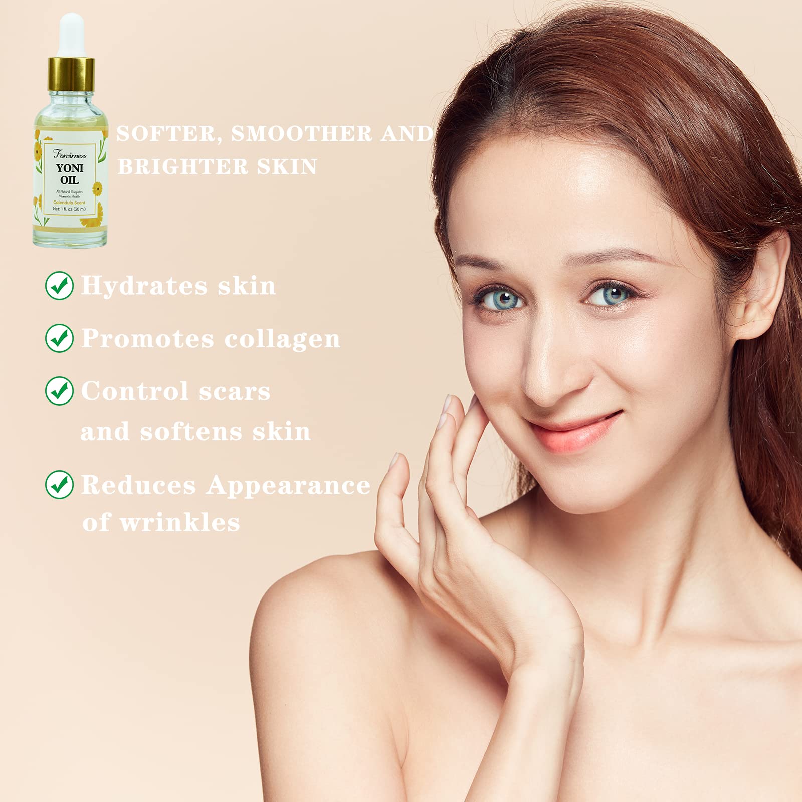 3 Packs Natural Yoni Oil Feminine Wash Ph Balanced for Women, Eliminates Vaginal Odor forvirness