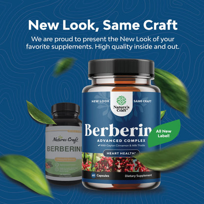 Balancing Berberine Plus 1200mg Per Serving Complex - Antioxidant Berberine with Ceylon Natures Craft