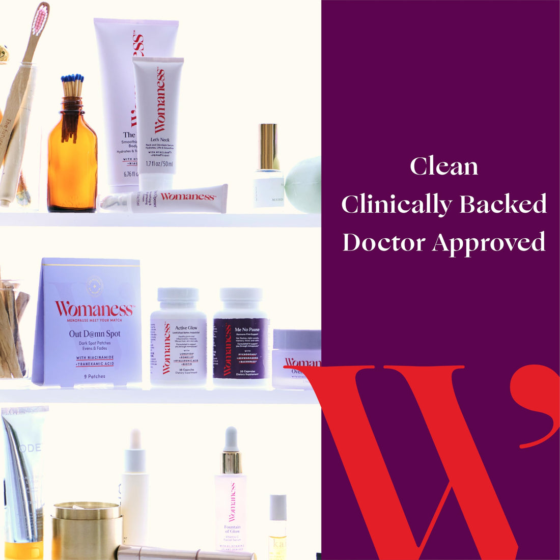 Womaness Menopause Supplements for Women - Menopause Relief for Hot Flashes & Night Sweats