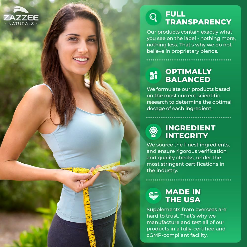 Zazzee White Kidney Bean 10:1 Extract, 18,000 mg Strength, 200 Vegan Capsules, Over 2 Month Supply Zazzee