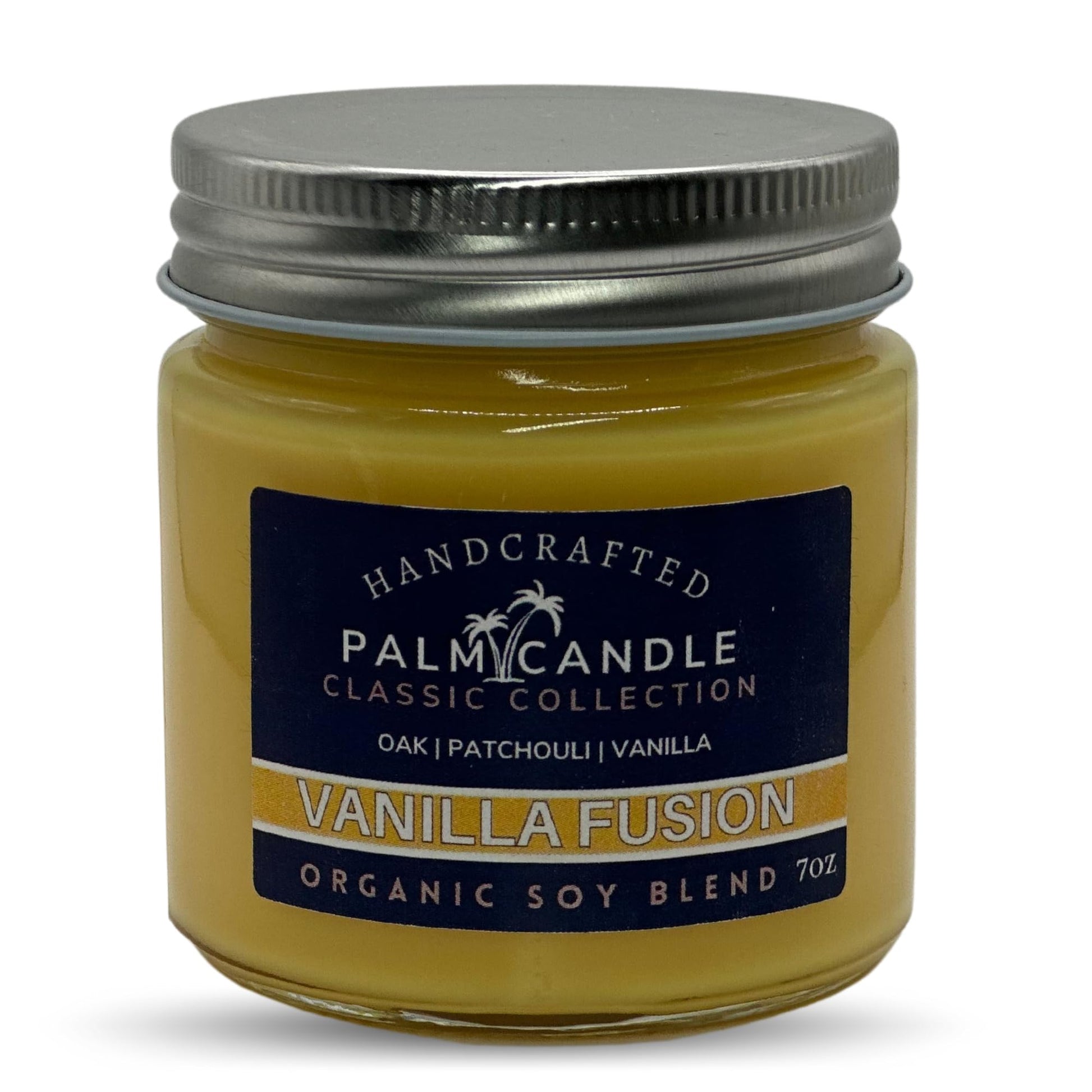 Vanilla & Wood Fusion Premium Soy Candle for Home Scented Candle 7 Ounces of Pure Aromatic Bliss