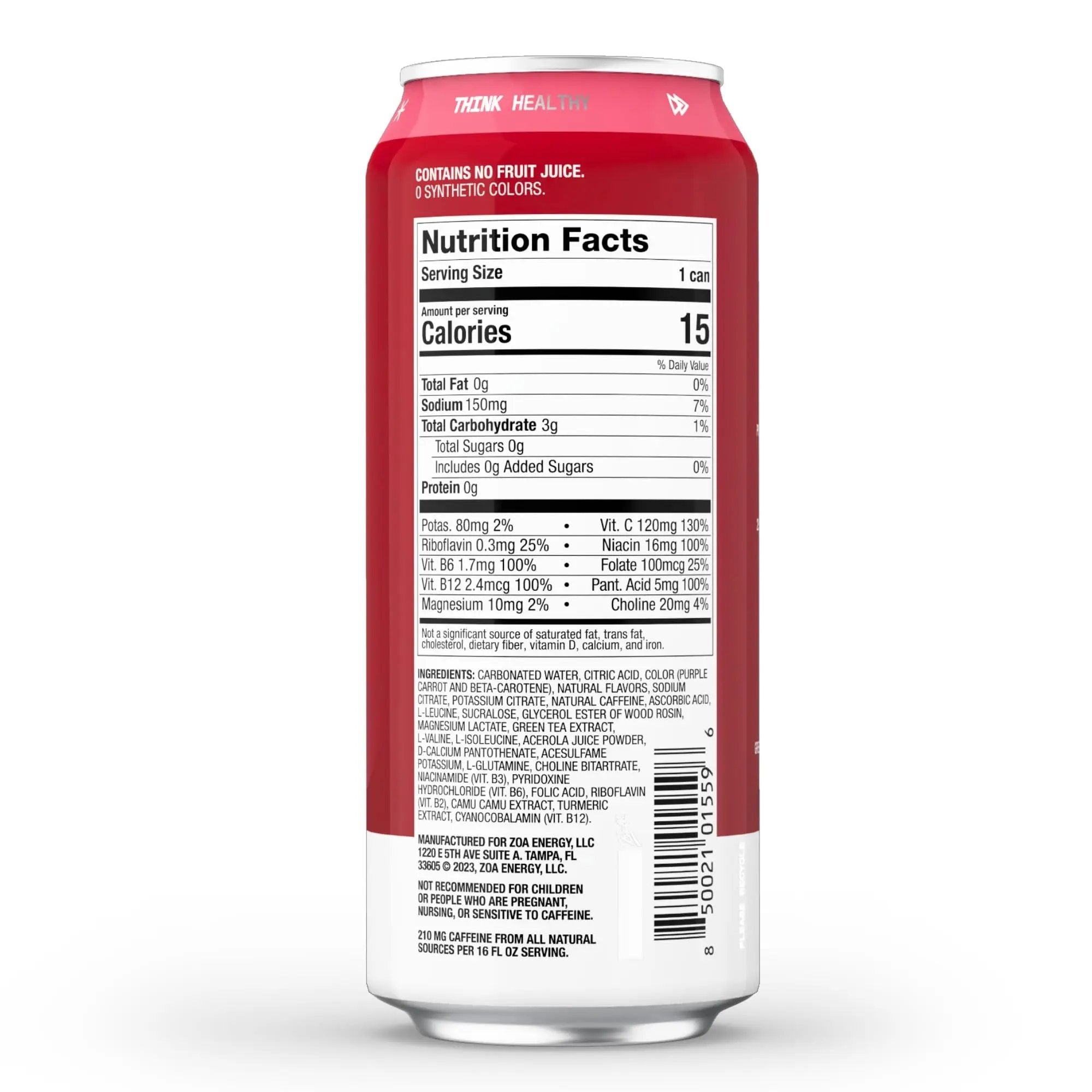 ZOA Energy Drink & Pre-Workout Powder Bundle, Cherry Limeade