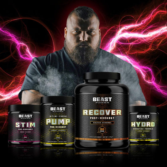 Beast Pharm | Recover Whey Protein Powder | 2.4kg/30 Servings | Cookies & Cream