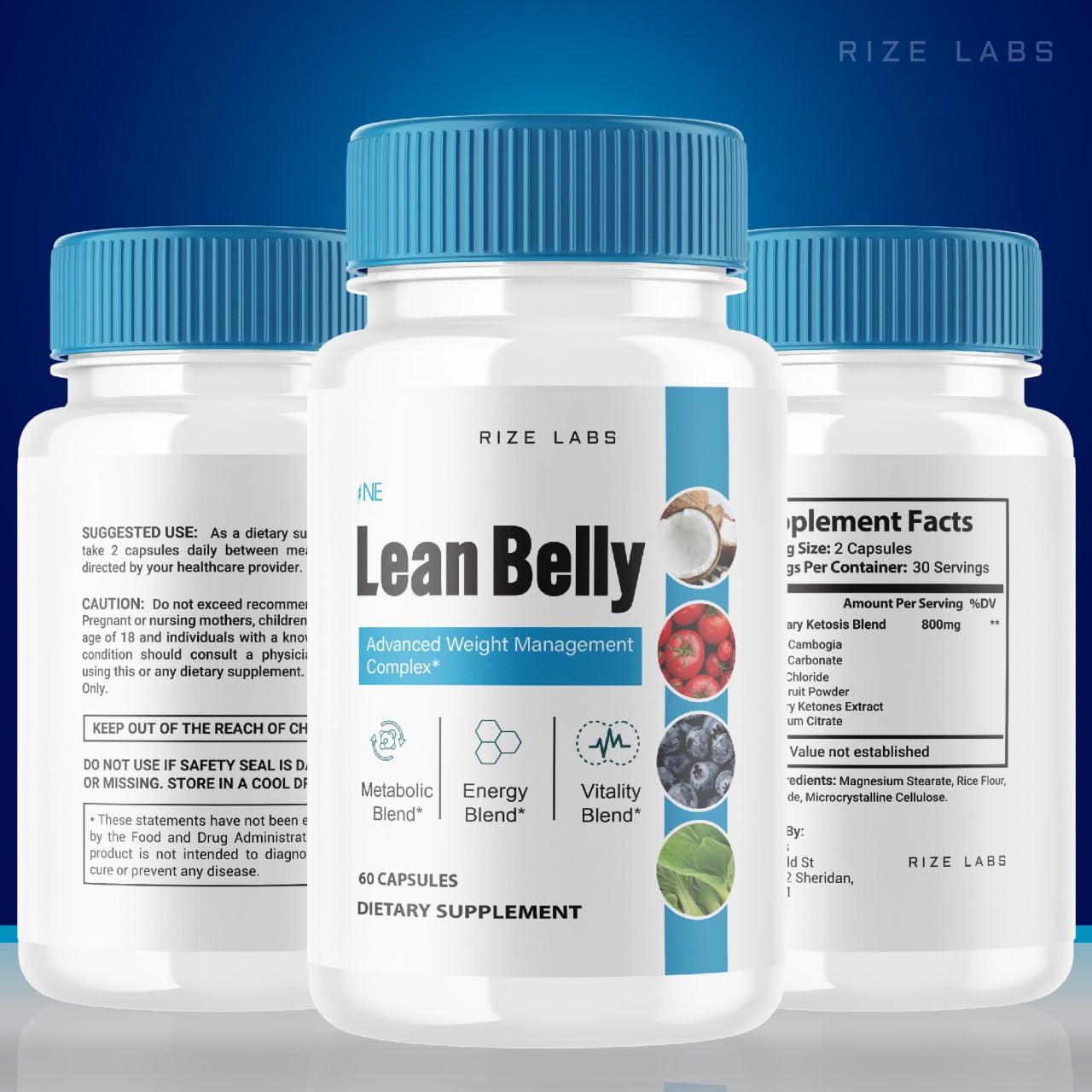 (2 Pack) Ikaria Lean Belly Juice Capsules for Weight Loss - IkariaLeanBelly Advanced rize labs