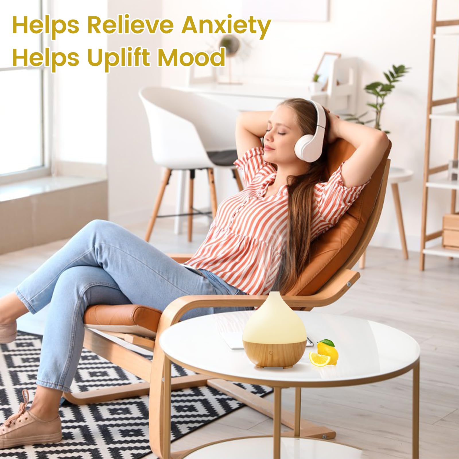 yethious Lemon Essential Oil Lemon Essential Oill for Diffuser, Perfume, Body, Skin, Hair, Candle Soap yethious