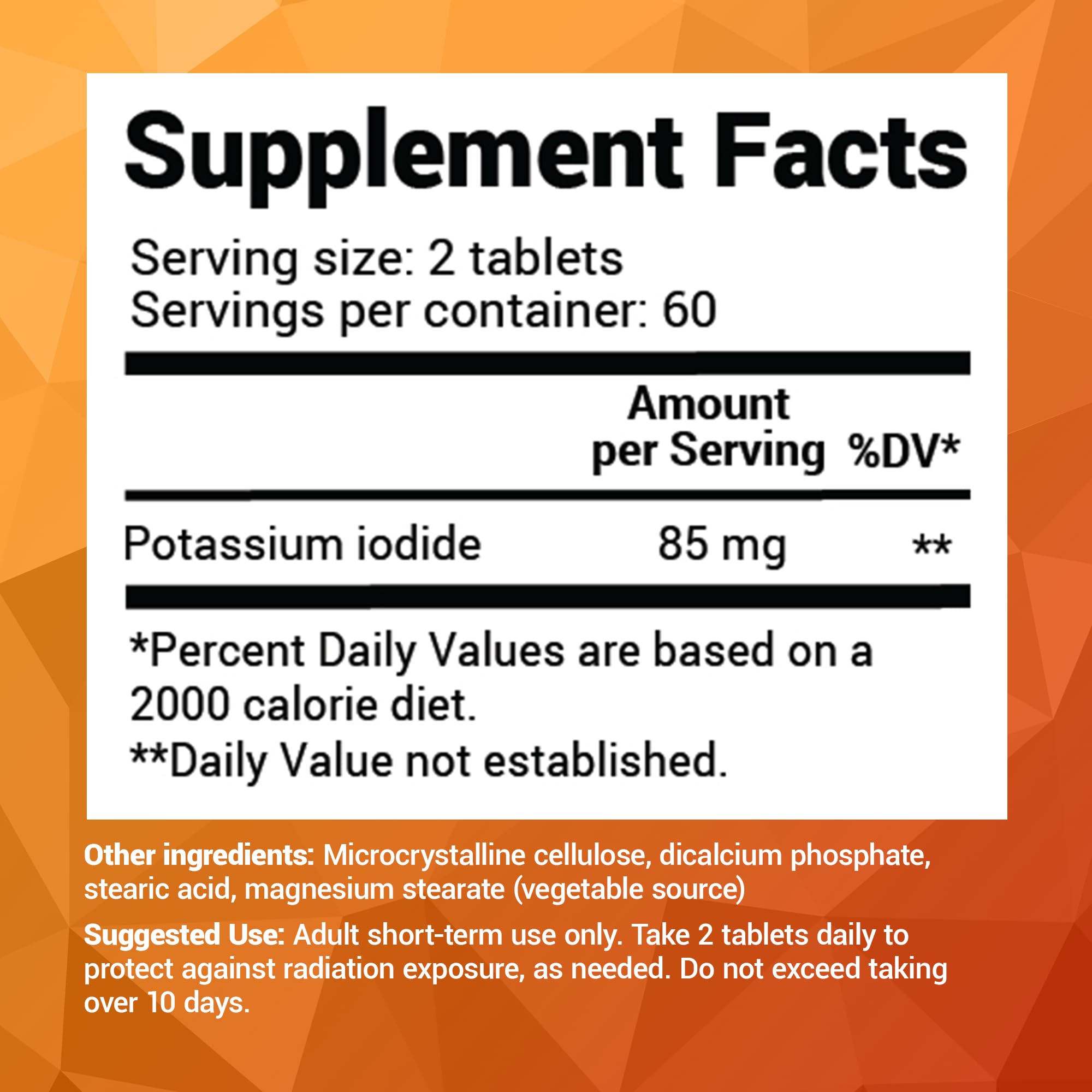 Dr. Berg's Incredible Potassium Iodide Tablets - Now 120 Tablets with a Smaller Easy Dr. Berg Nutritionals