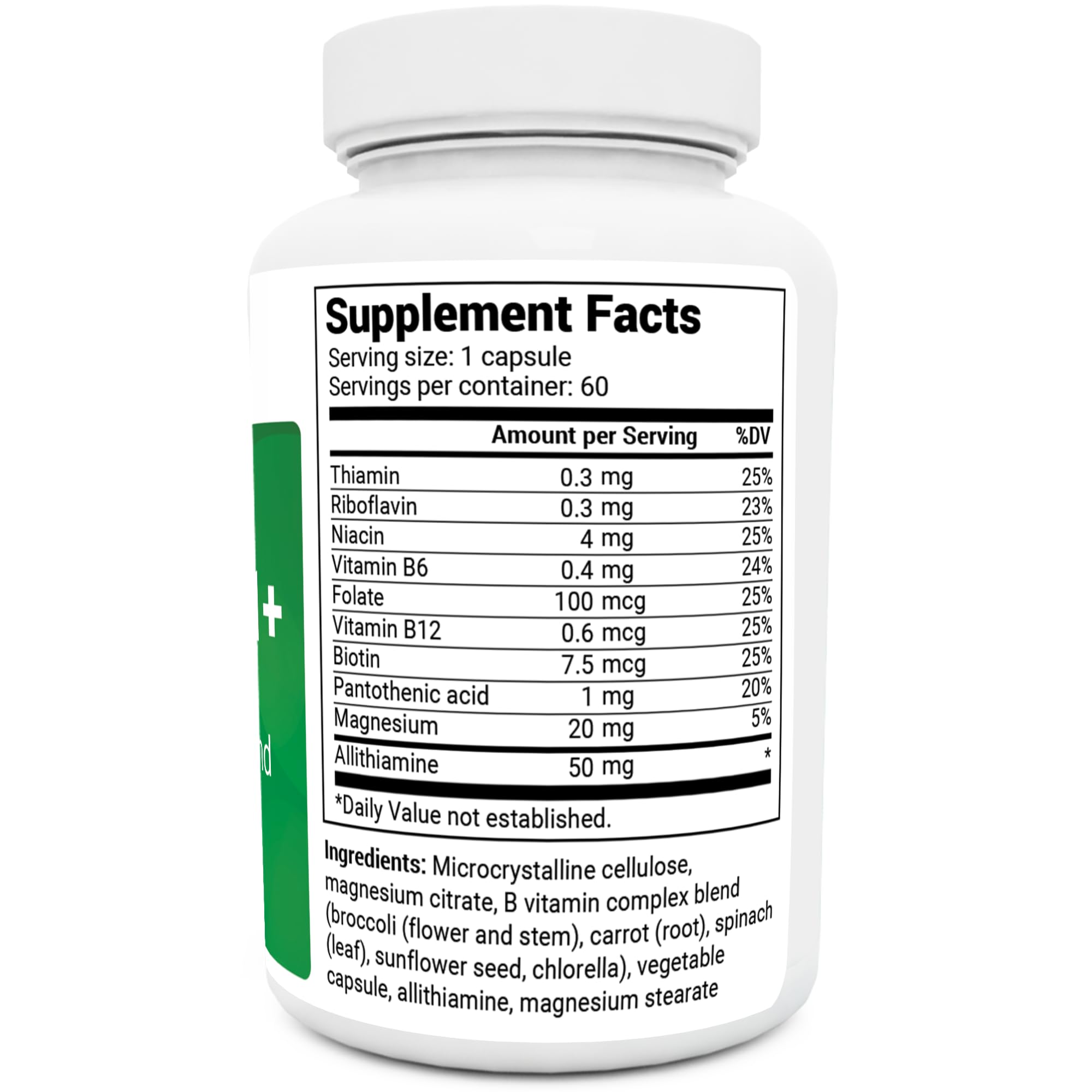 Dr. Berg Natural Vitamin B1 B6 B12 Complex - Allithiamine Vitamin B1 Supplement Dr. Berg Nutritionals