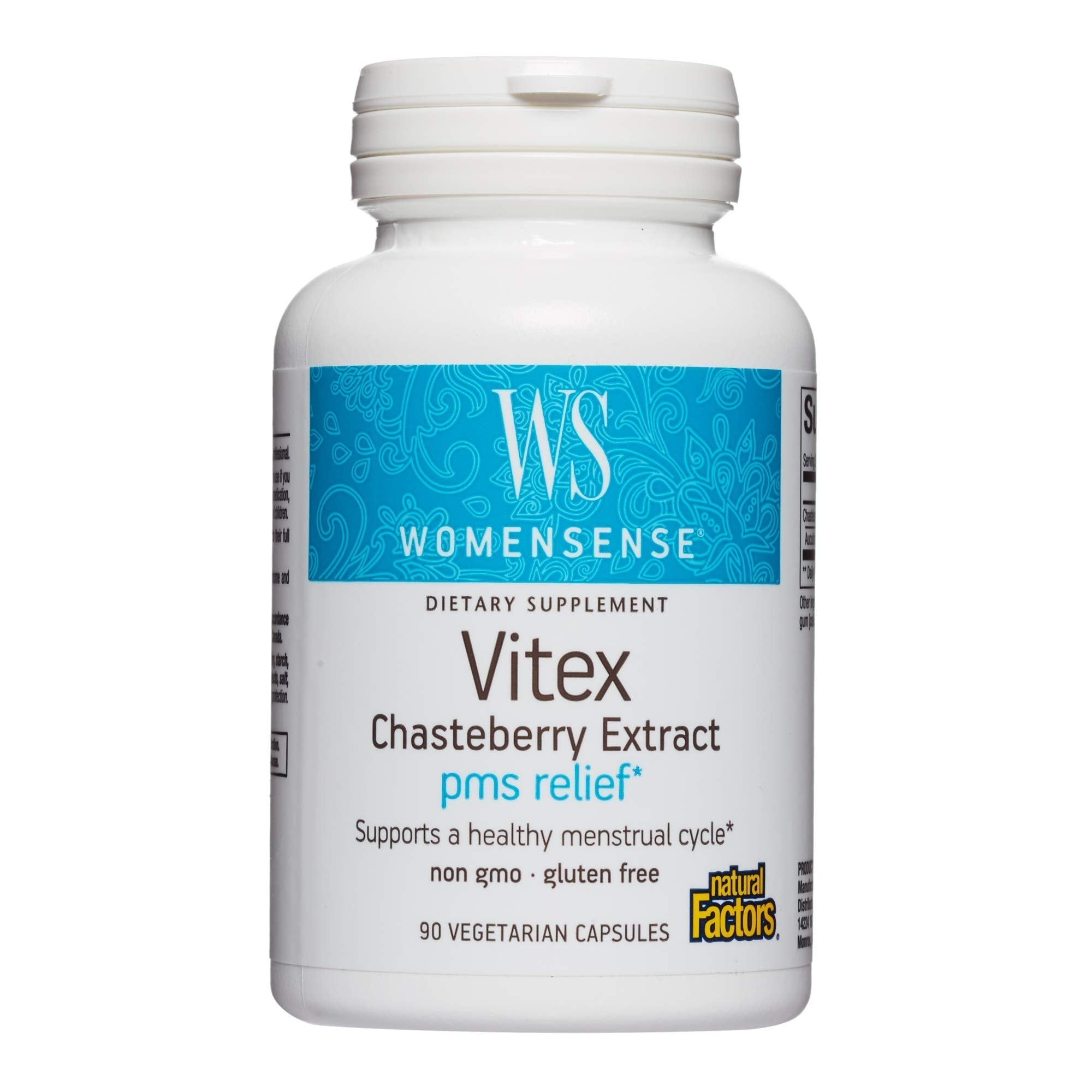 WomenSense by Natural Factors, Vitex Chasteberry Extract, Helps Sooth Symptoms of PMS and Menopause Natural Factors