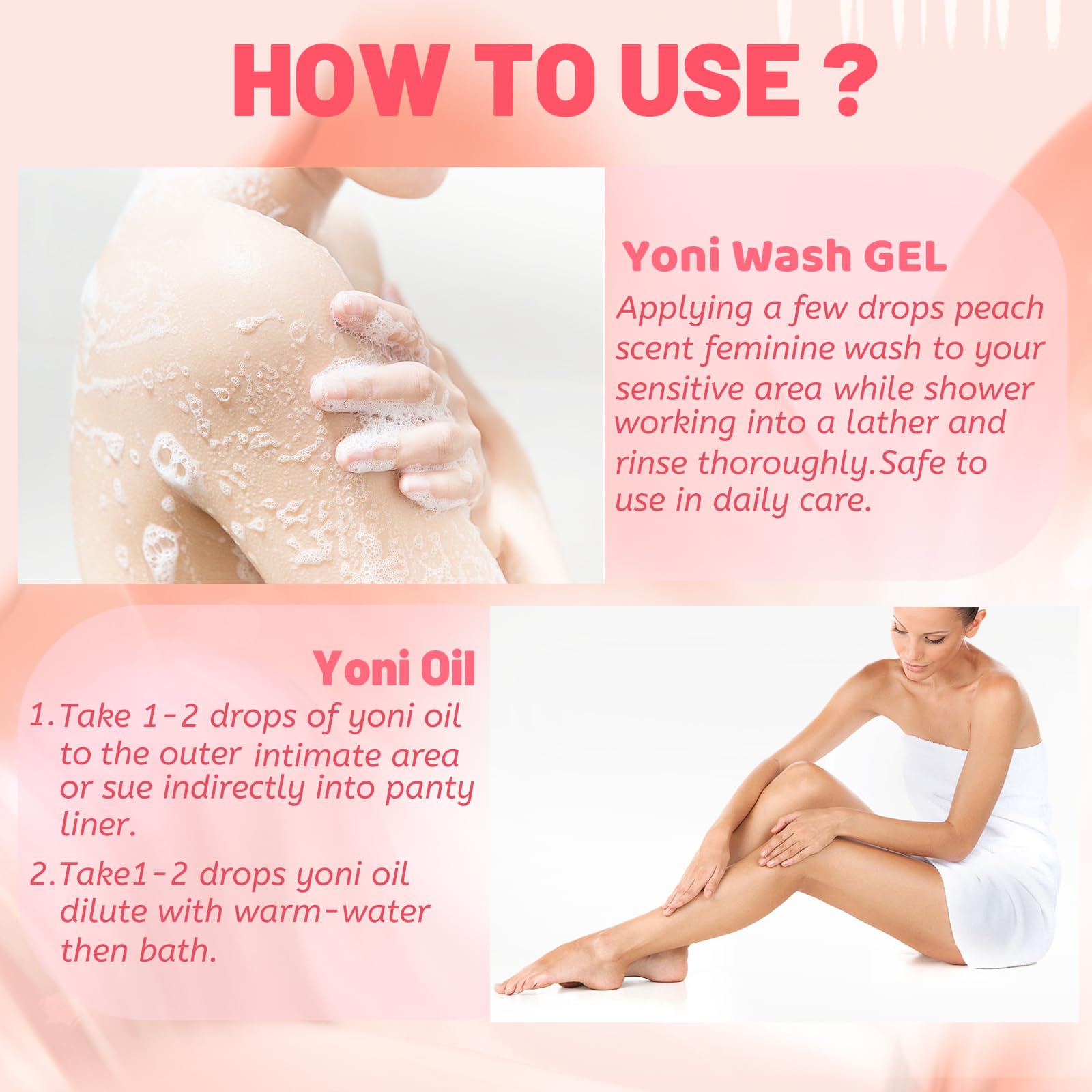 Yoni Wash Yoni Oil Yoni Bar Soap for Women ph Balance, Feminine Wash for Women Remove Odor forvirness
