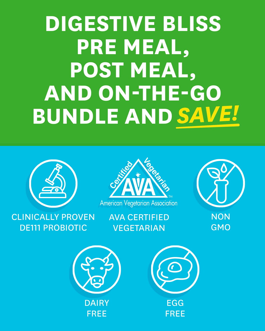 Zenwise Health Digestive Bliss Bundle - Digestive Enzymes, NO BLØAT Zenwise Health