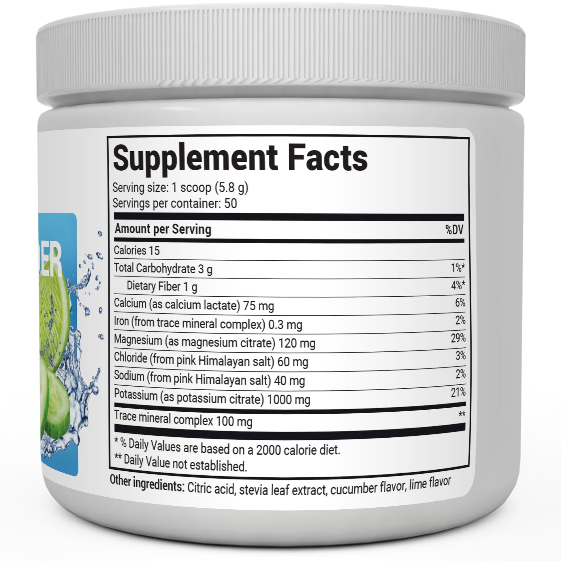 Dr. Berg Hydration Keto Electrolyte Powder - Enhanced w/ 1,000mg of Potassium & Real Dr. Berg Nutritionals