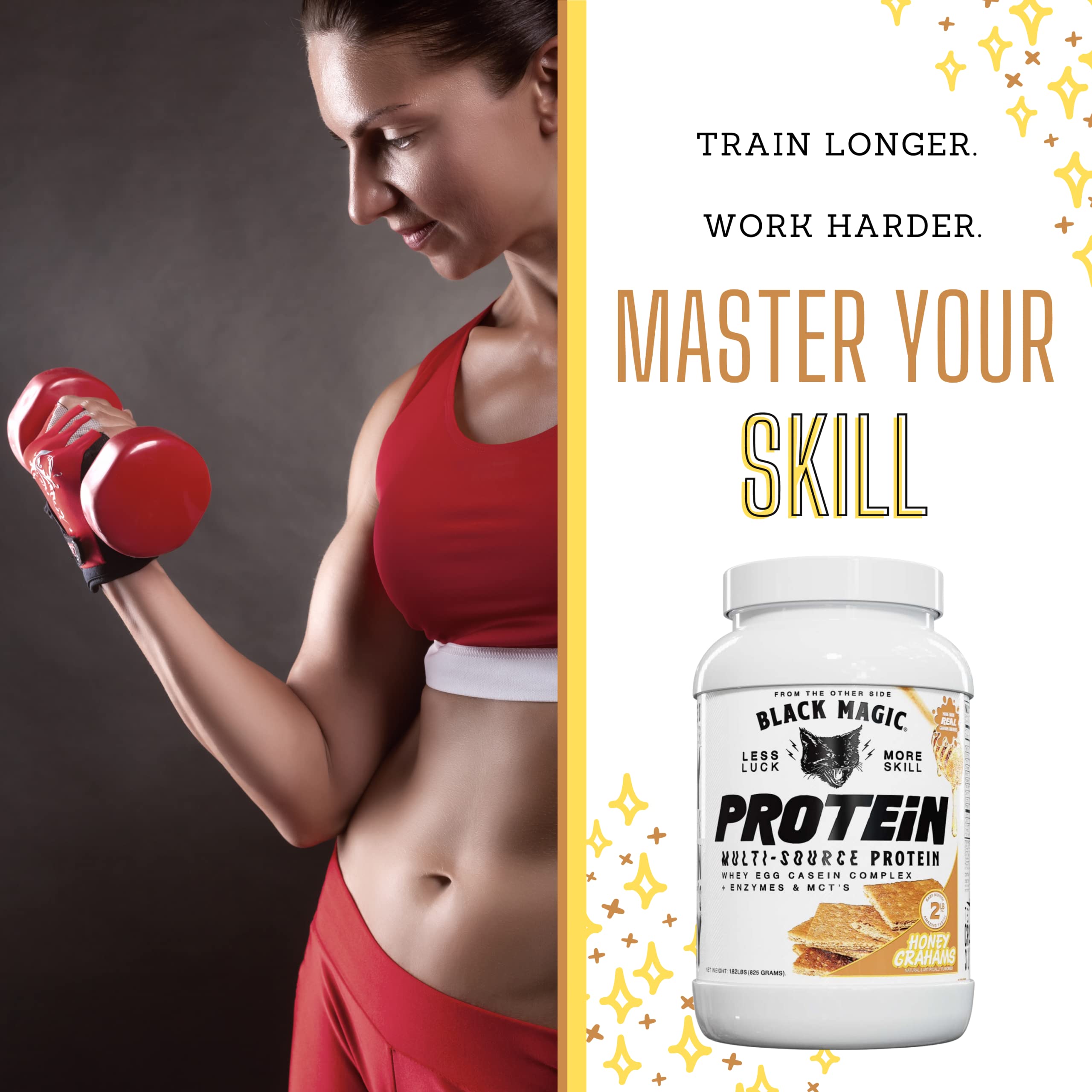 Worldwide Nutrition Bundle, 2 items: Black Magic Multi-Source Protein Powder - Whey Worldwide Nutrition