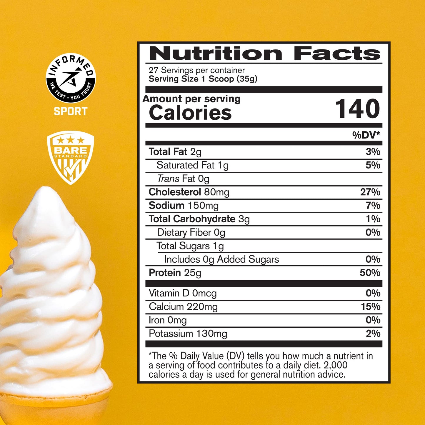 BARE PERFORMANCE NUTRITION, BPN Whey Protein Powder, Whey Protein Concentrate