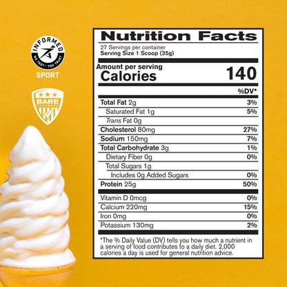 BARE PERFORMANCE NUTRITION, BPN Whey Protein Powder, Whey Protein Concentrate