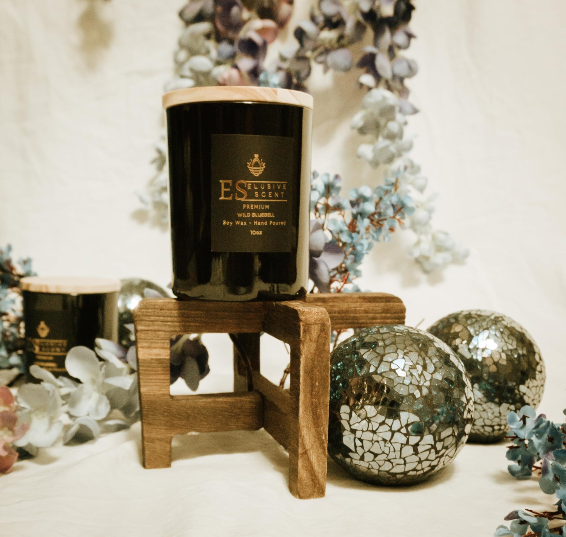 Wild Bluebell | 10oz | Premium Candle | Scented Candle | Aromatherapy | Essential Fragrance Oils Elusive Scent