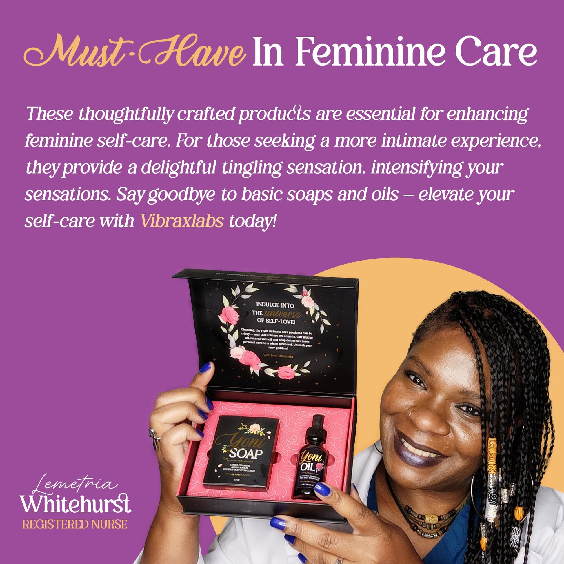 vibraxlabs Yoni Oil 1 Oz. Rose Scented Daily Feminine Wash Vulva Oil for pH Balance and Female Dryness vibraxlabs