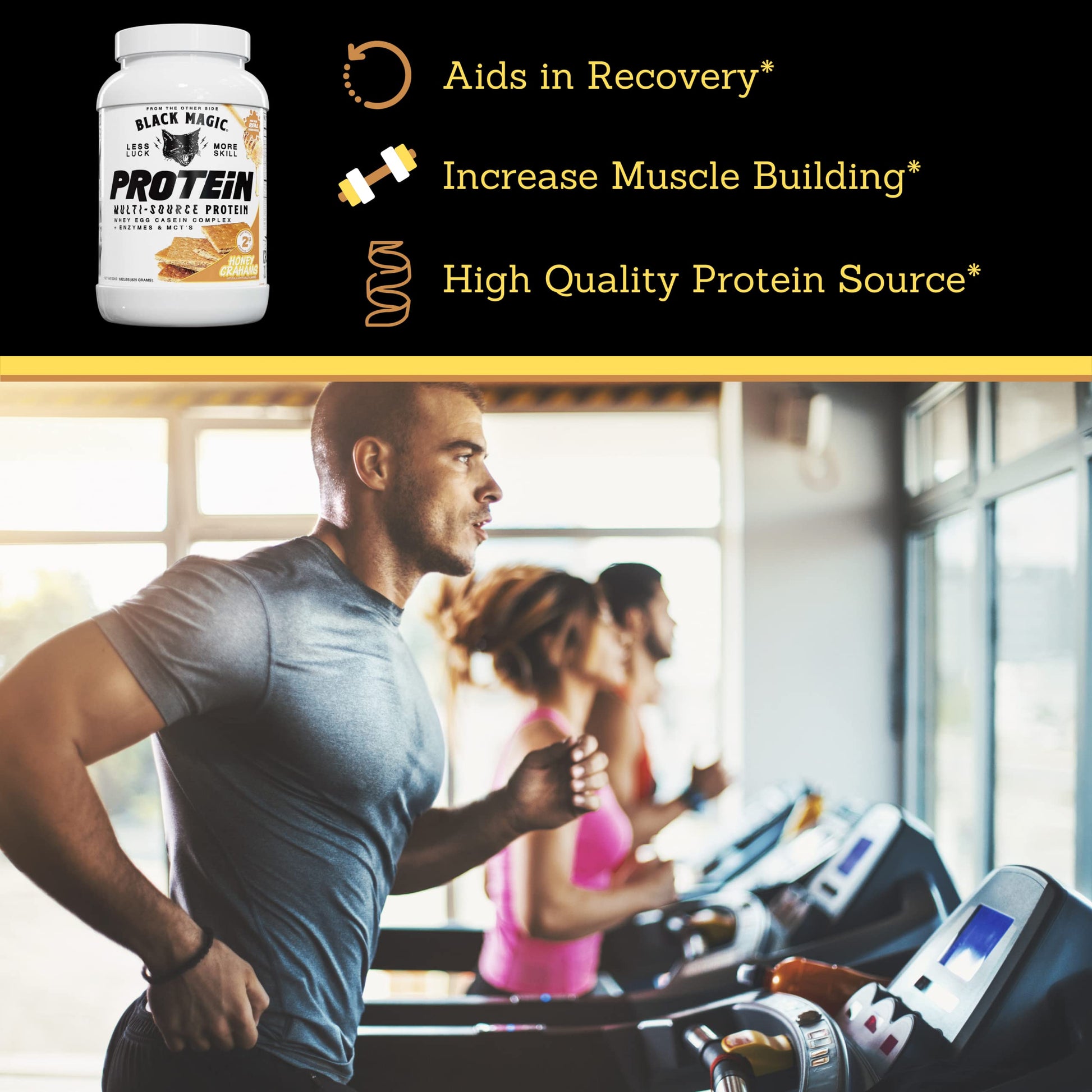 Worldwide Nutrition Bundle, 2 items: Black Magic Multi-Source Protein Powder - Whey Worldwide Nutrition