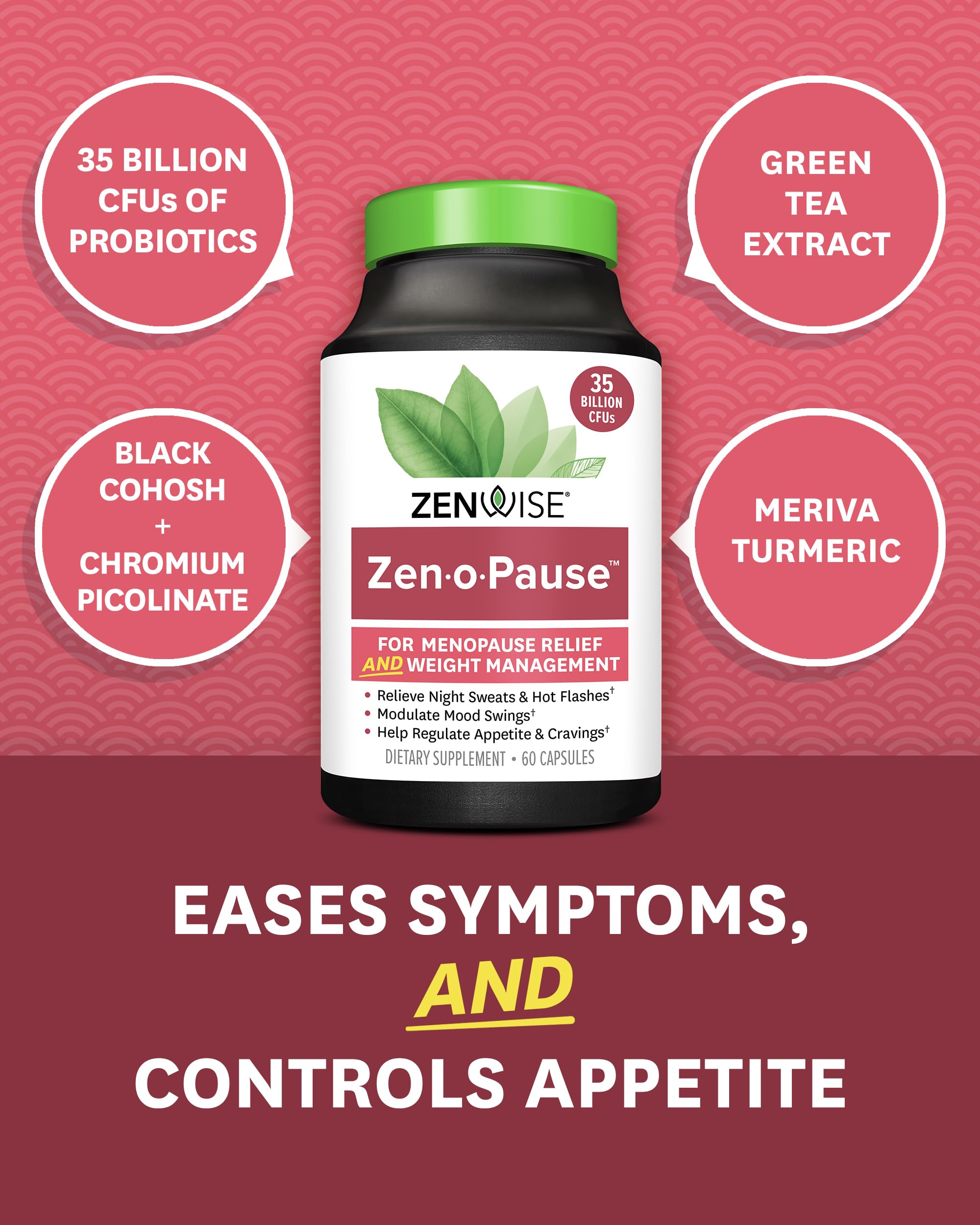 Zenwise Health ZenoPause for Menopause Relief and Weight Management | Digestive Health Zenwise Health