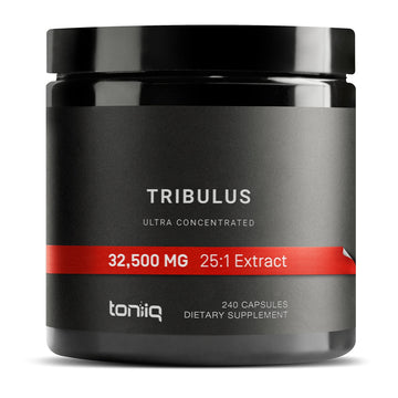 Toniiq Ultra High Strength Tribulus Capsules - 95% Steroidal Saponins - 1300mg Concent