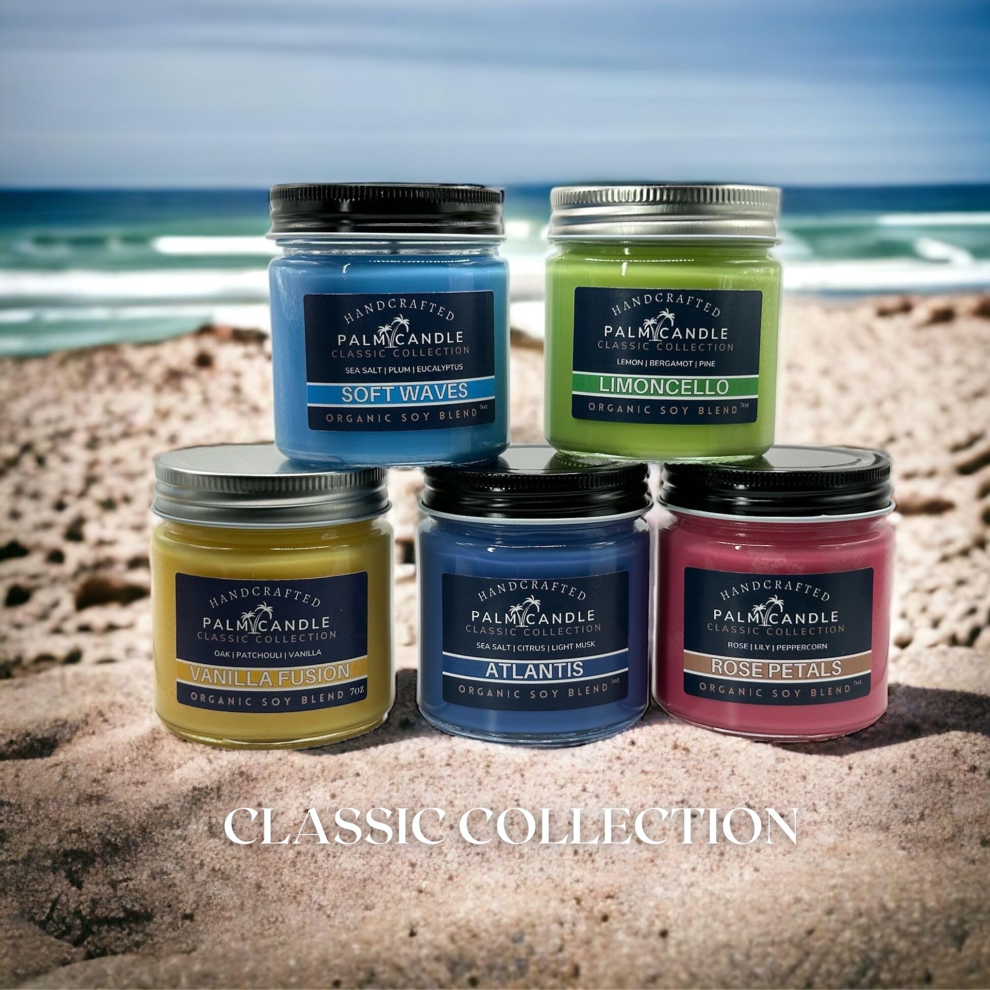 Vanilla & Wood Fusion Premium Soy Candle for Home Scented Candle 7 Ounces of Pure Aromatic Bliss Msupps.com