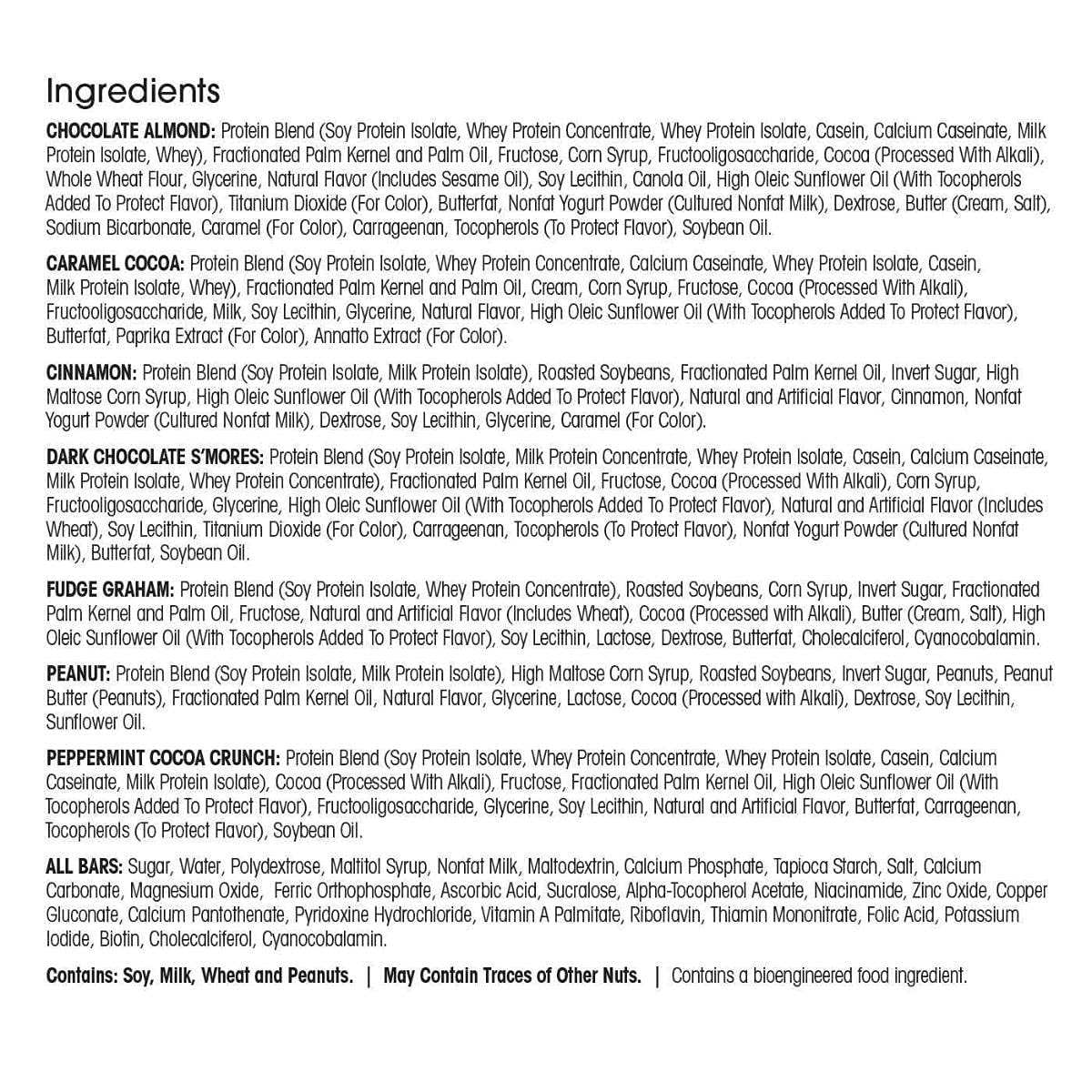 WonderSlim Meal Replacement Protein Bar, Variety Pack, 15g Protein, 20 Vitamins & Minerals WonderSlim